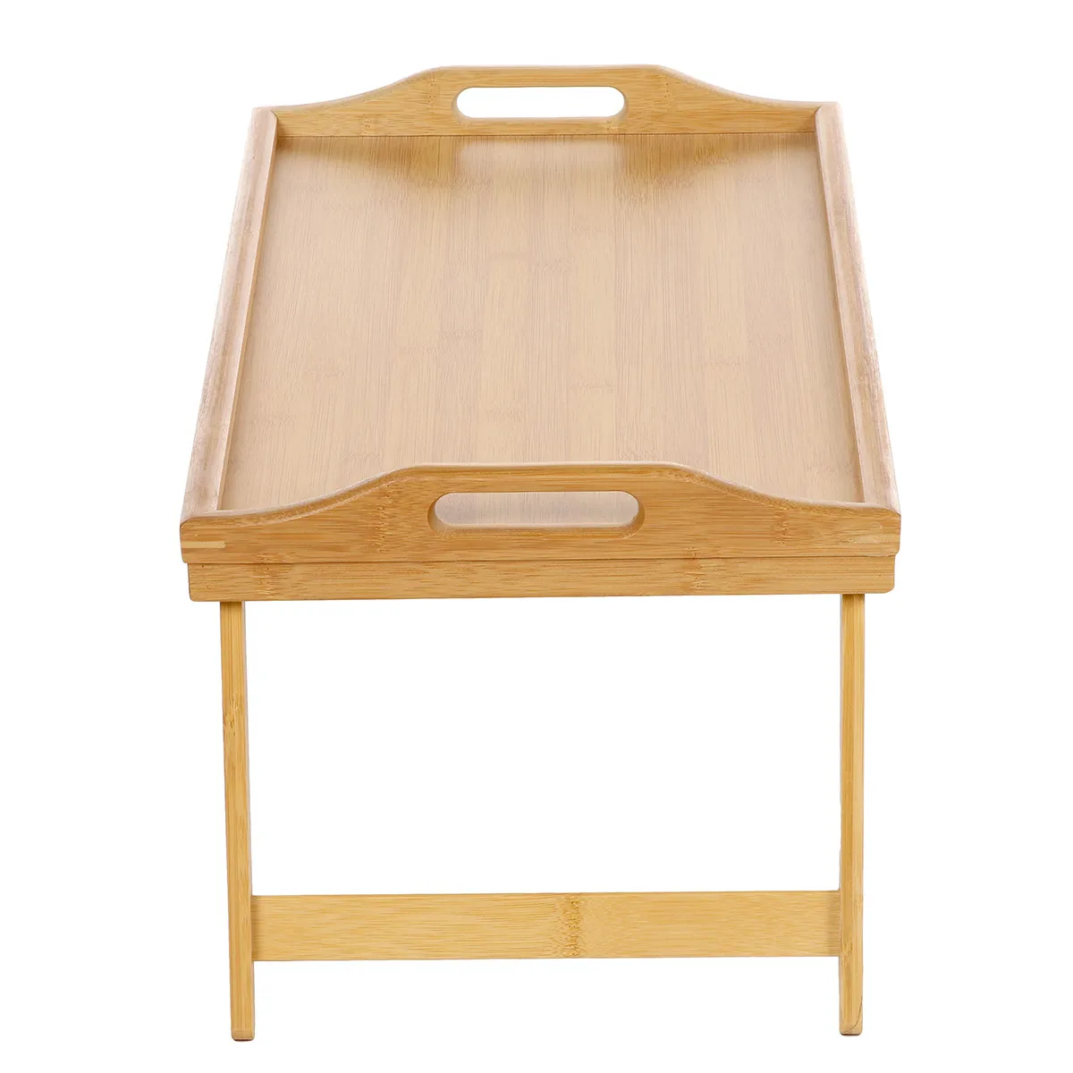 Домашний Складной стол для ноутбука Натуральный Бамбуковый простой портативный