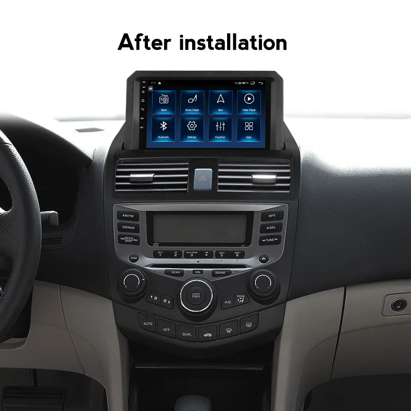 Автомобильный мультимедийный проигрыватель 8 ядер 6 ГБ 128 Android для Honda Accord 7 2003 2004 2005