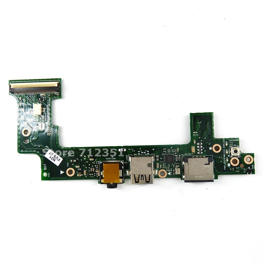 Аудиоплата X101CH LAN USB для ASUS EeePC X101 X101H проводная сетевая карта ноутбука плата