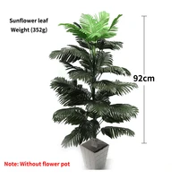 90cm tropical palm tree large monstera artificial plants large coconut tree with foliage no pot for home garden decoration