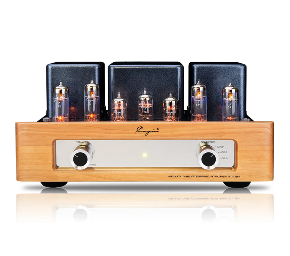 

MT-12N Cayin vacuum Tube amplifier vacuum Tube 6P1x4 class AB1push-pull power amplifier 9W 220V