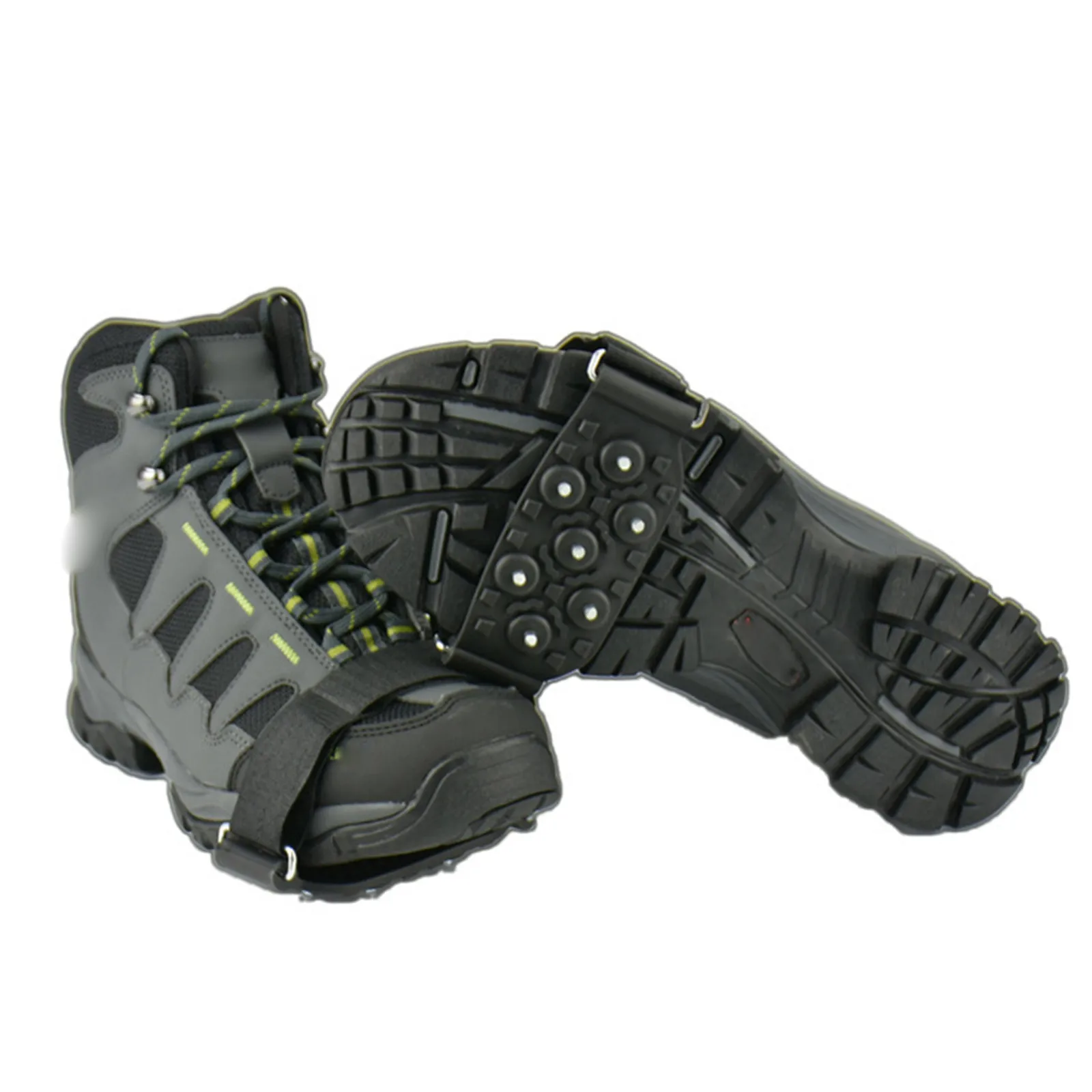 1 пара 7 шипов противоскользящие шипы для захвата льда зимнего скалолазания снега