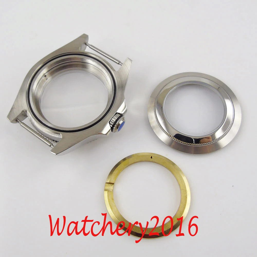 43 мм сапфировое стекло керамический Прозрачный чехол для часов Miyota 8215 821A |