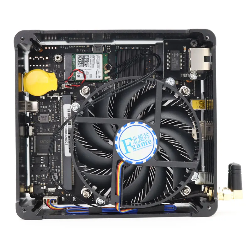 Coffee Lake 8 го поколения мини ПК Intel Core i7 8750H 6 12 потоков 32 Гб DDR4 2 * M.2 SSD i5 8300H UHD Graphics 630 Mini