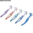 Двухцветная блестящая щетка для отбеливания зубов, чистящая щетка для зубов с многослойной щетиной, искусственная зубная щетка