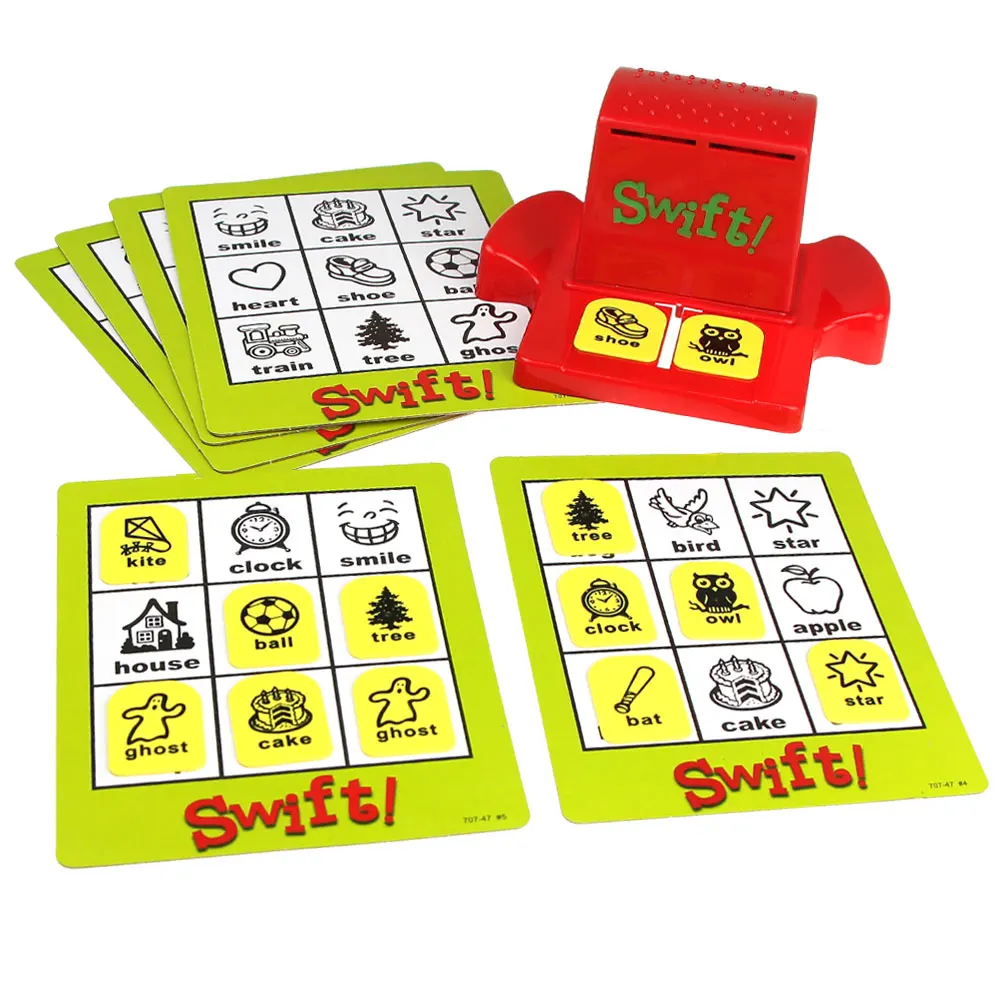 Детские изучающие английские слова подходящая головоломка Swift игра в бинго с