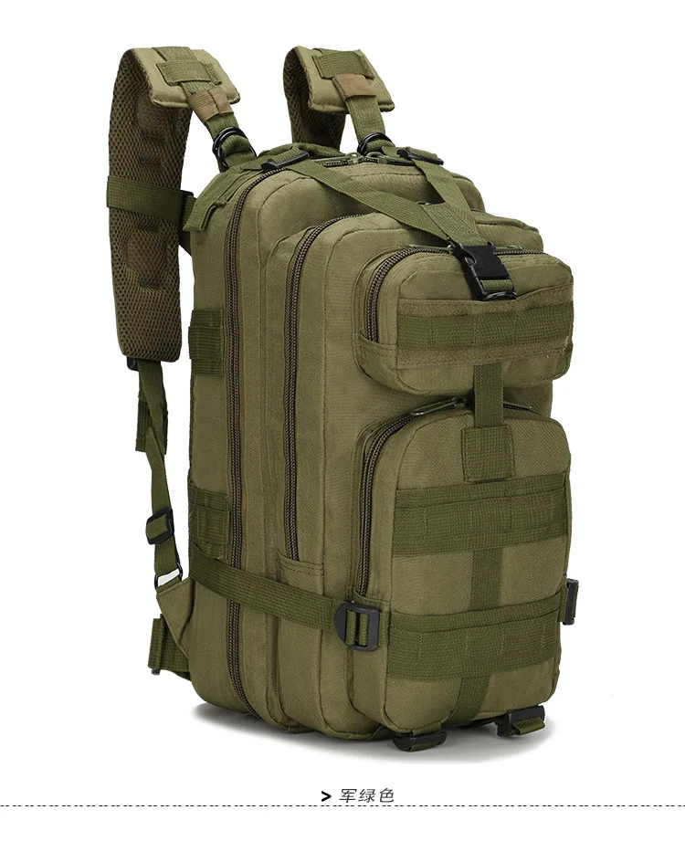 Тактическая Сумка Molle, военный Штурмовой Рюкзак, армейский уличный Камуфляжный походный рюкзак, водонепроницаемый рюкзак, аксессуары для охоты - Цвет: only bag
