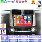Автомагнитола для Toyota Land Cruiser Prado 150, 2009, 2010, 2011, 2012, 2013, Android, со встроенным динамикомМикрофоном, OBD2, DAB +
