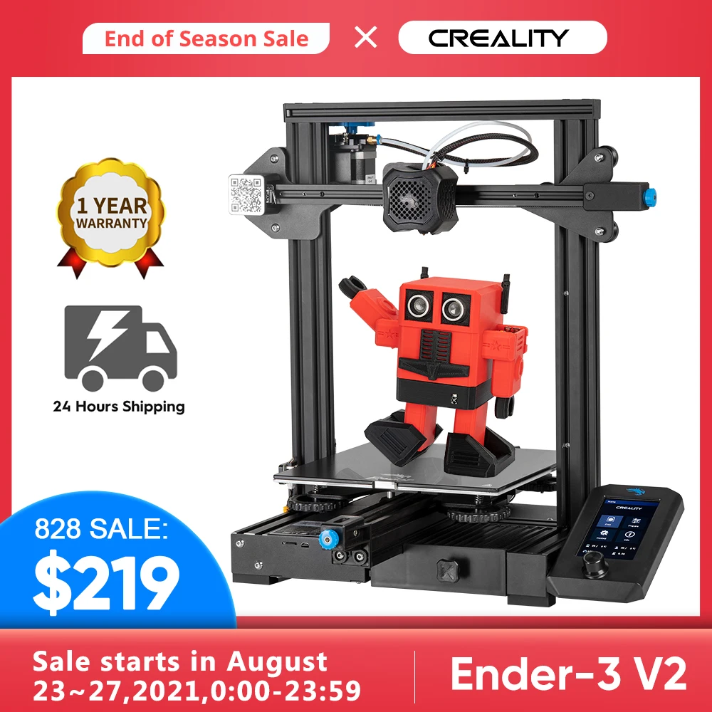 CREALITY 3D Ender 3 V2 материнская плата с бесшумным TMC2208 шаговый драйверы Новый UI и 4
