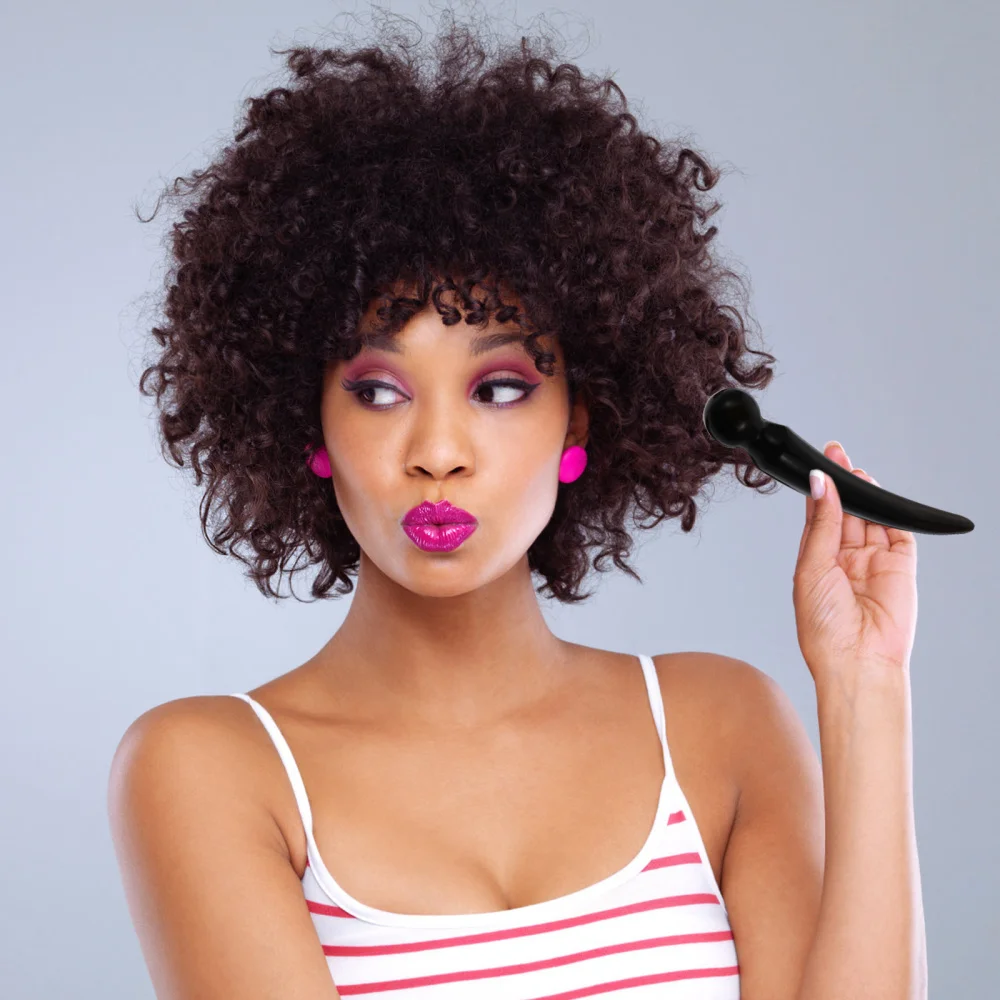 

Black Acupuncture Point Massager Beauty Tool Ox Horn Acupoint Stick