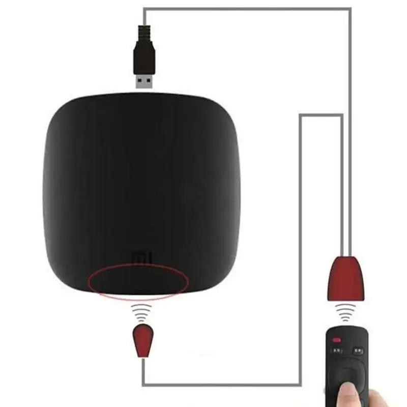 1 шт. инфракрасный пульт дистанционного управления USB приемник удлинитель 5 В
