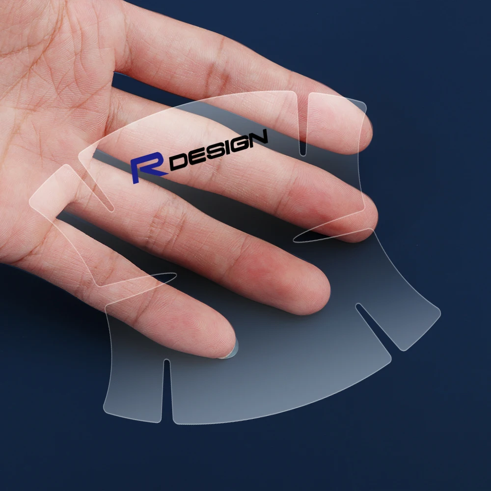 8 шт. стайлинга автомобилей Rdesign логотип дверные ручки защиты от царапин наклейки
