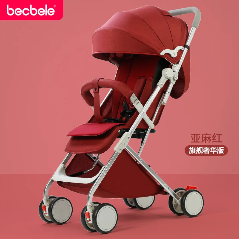 Портативная детская коляска может сидеть на спине ультра-светильник зонт