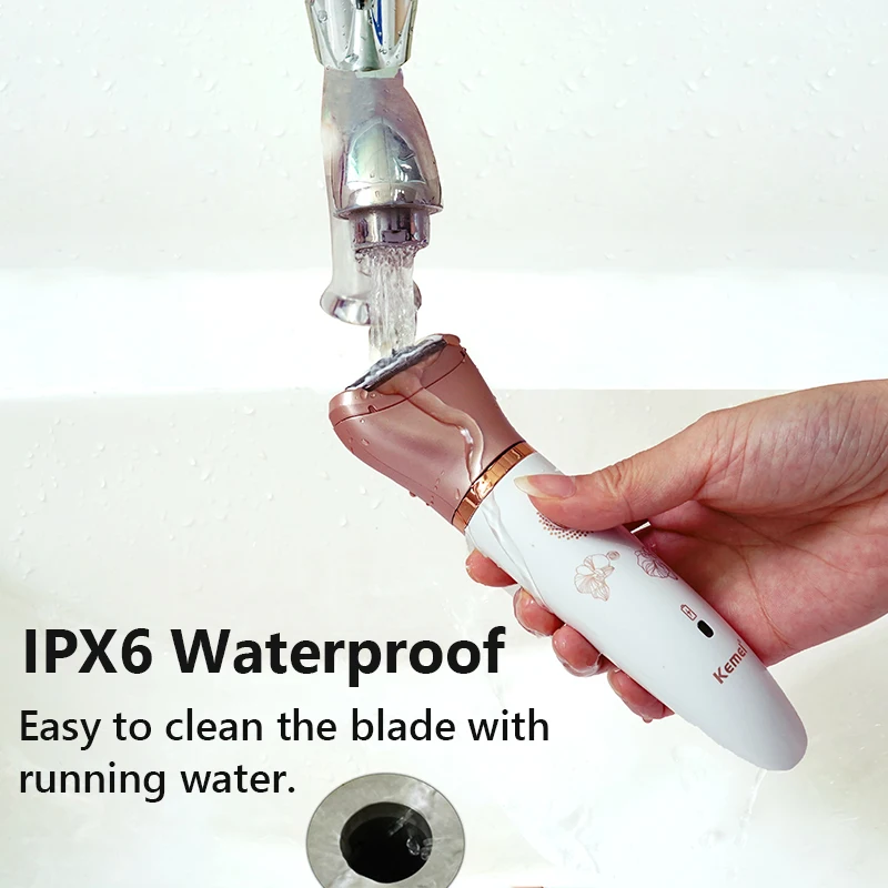 Бритва Женская аккумуляторная с зарядкой от USB прибор Электрический для удаления