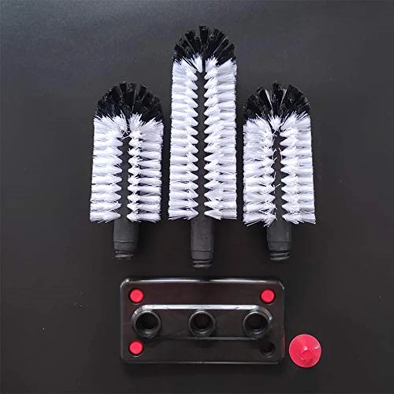 

Water Bottle Cleaning Brush Glass Cup Washer with Suction Base for Beer Cup Red Wine Glass andKitchen Sink Home Tools