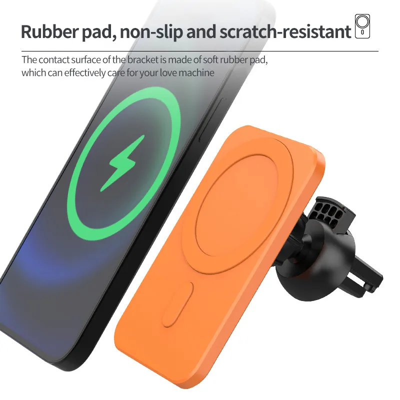 15w magnetic wireless car charger mount for iphone 12 pro max fast charging wireless charger car phone holder car charger free global shipping