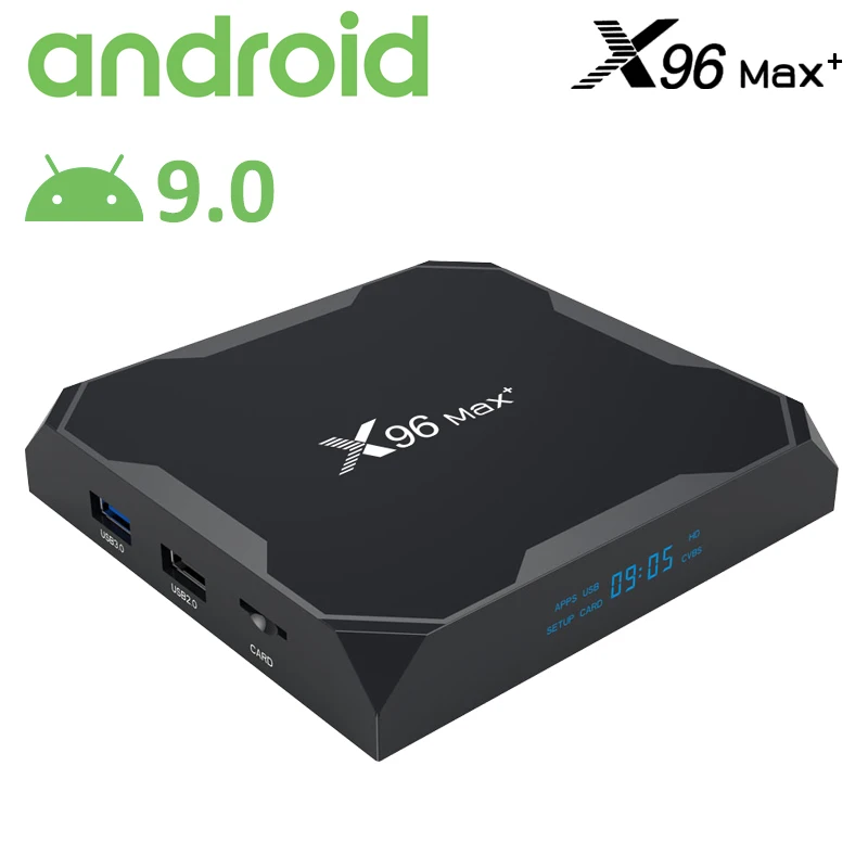 Android 9 0 X96 MAX Plus Amlogic S905X3 Smart TV Box 2 Гб 16 8K Youtube медиаплеер X96MAX
