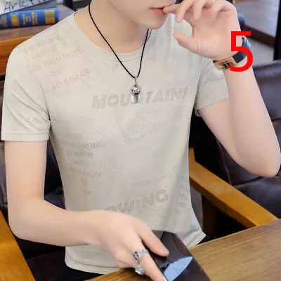 

Men's short-sleeved T-shirt 2020 summer new Korean version of the trendy summer handsome
