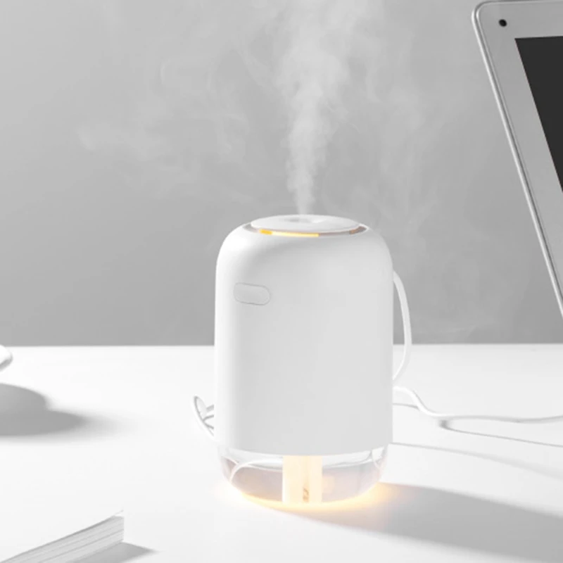

New 200ML Ultrasonic Air Humidifier Aroma Essential Oil Diffuser for Home Car USB Rechargeable Fogger Mist Maker with LED Night