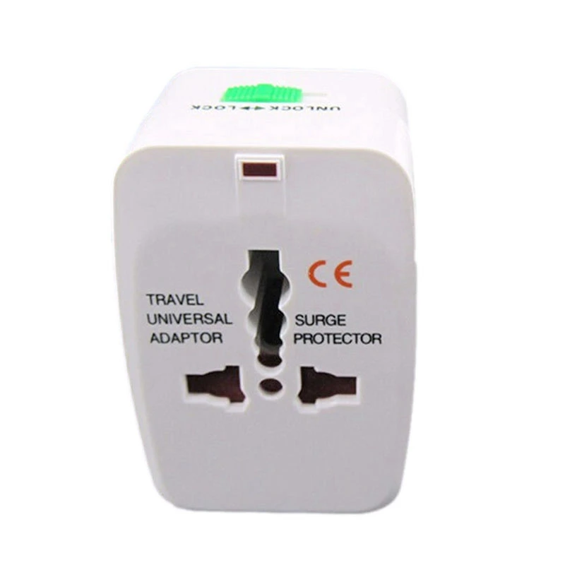 RISE-All In One Universal International Plug Adapter World Travel Ac Power Charger Adapter With Au Us Uk Eu Converter Plug