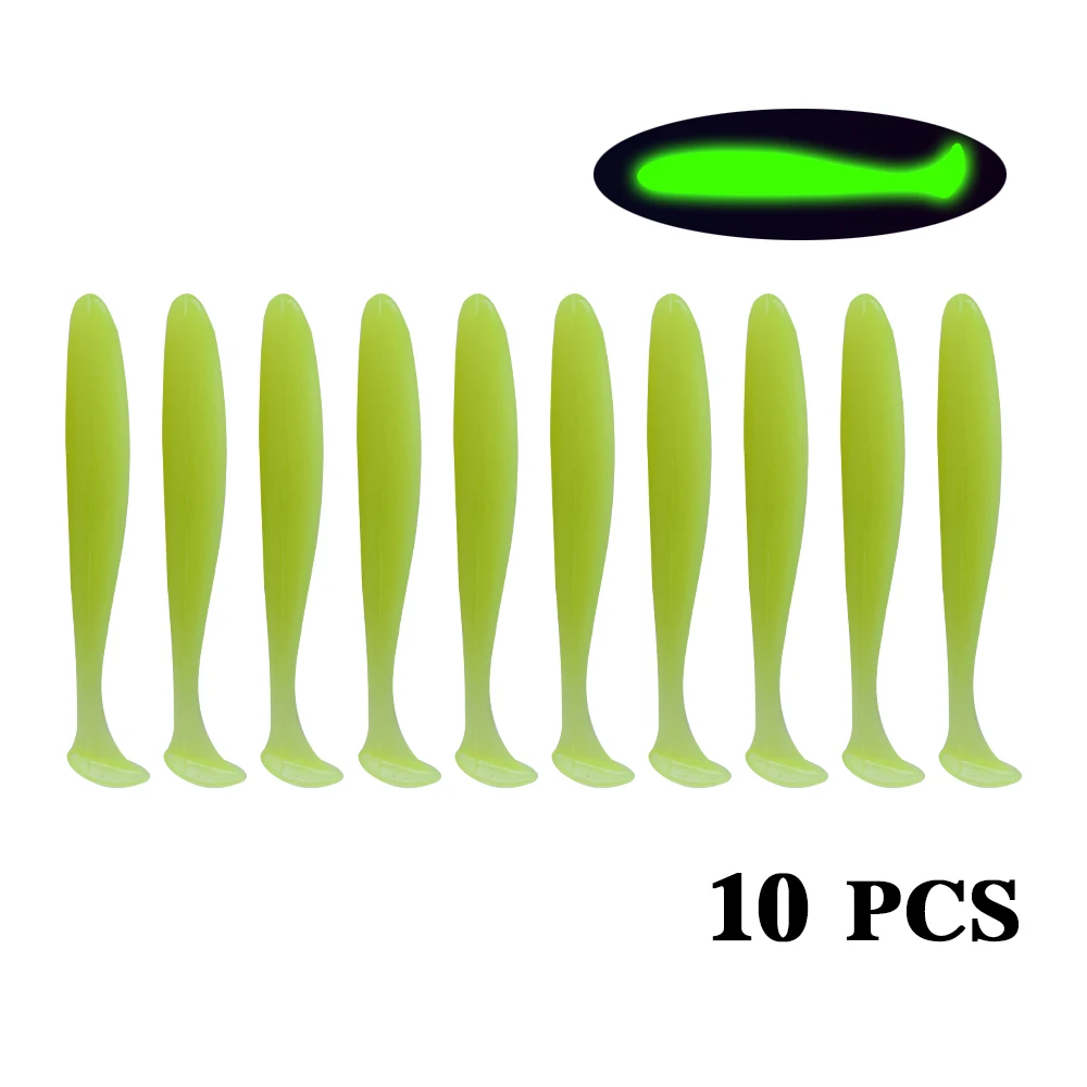 

PPGUN 10pcs/Lot Soft Lures Silicone Bait 7cm 2g Goods For Fishing Sea Fishing Wobblers Artificial Tackle fishing tackle 2020