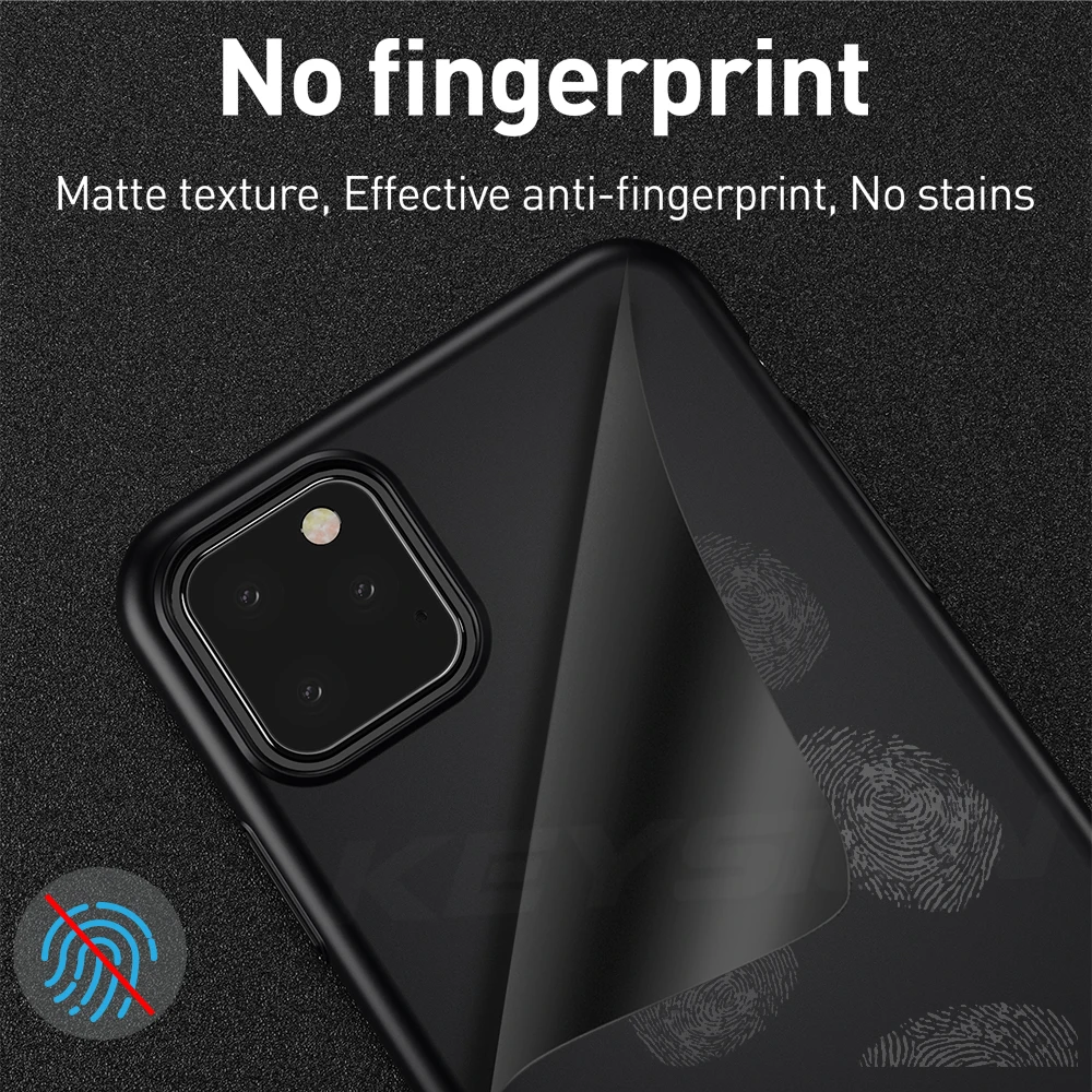 KEYSION Micro Matte Case for iPhone 12 11 Pro Max Ultra Slim Phone Back Cover for iPhone 12 Mini Xs Xr 6s 8 7 Plus 11 Pro max
