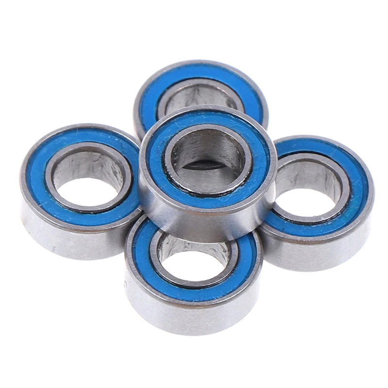 

Hot New 5Pcs Blue MR84RS MR84-2RS 4x8x3mm Rubber Sealed Ball Bearings 4*8*3mm Wholesale