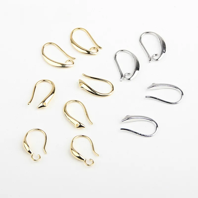 Diy handmade jewelry earrings accessories pure copper plating Europe and the United States French ear hook | Украшения и
