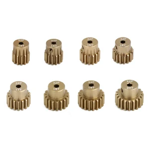 Мотор-Шестерня 3,17, 1 шт., m0, 8 7075 мм, из алюминиевого сплава, 13T, 14T, 15T, 16T, 17T, 18T, 19T, 20T, 32P, для радиоуправляемых моделей 110, 18