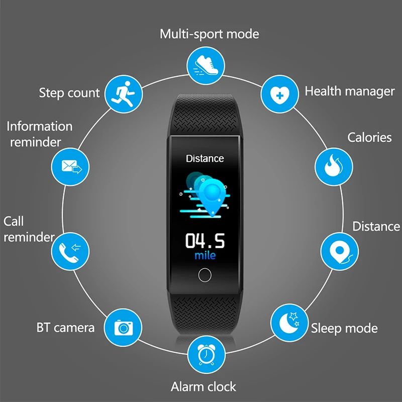 Новинка bluetooth QW18T Смарт-часы IOS/Android мужские женские водонепроницаемые умные часы