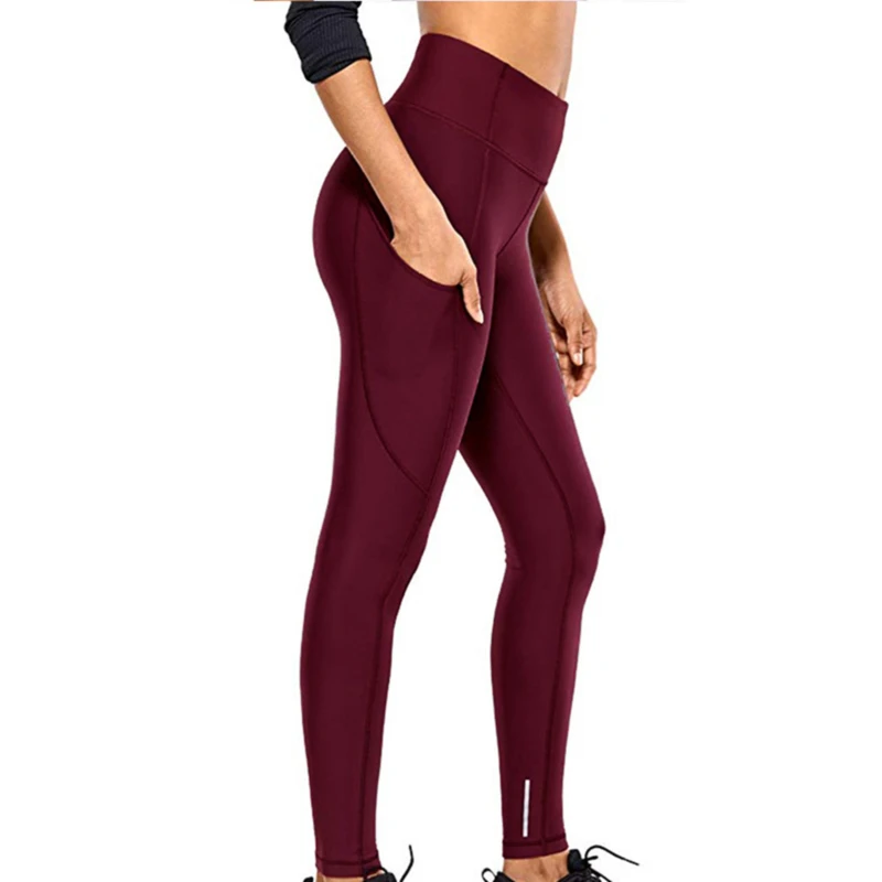 

2021 Hot Sale Fitness Female Full Length Leggings 4 Colors Running Pants Comfortable And Formfitting Yoga Pants