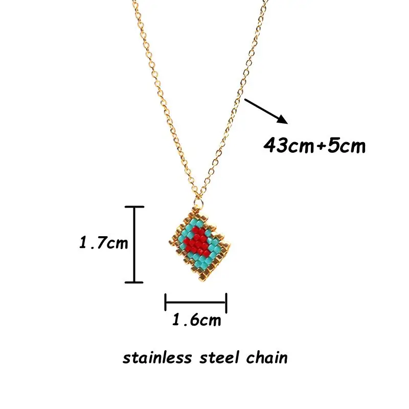 Ожерелье с кулоном в виде крошечного сердца от FAIRYWOO милые синие ювелирные