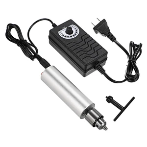 Миниатюрная электрическая ручная дрель, 6-24 В постоянного тока, 385, двигатель постоянного тока с патроном JT0, инструмент сделай сам для обработки печатной платы, алюминия