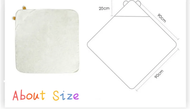 Белые детские пеленки с белым медведем банное полотенце для новорожденных