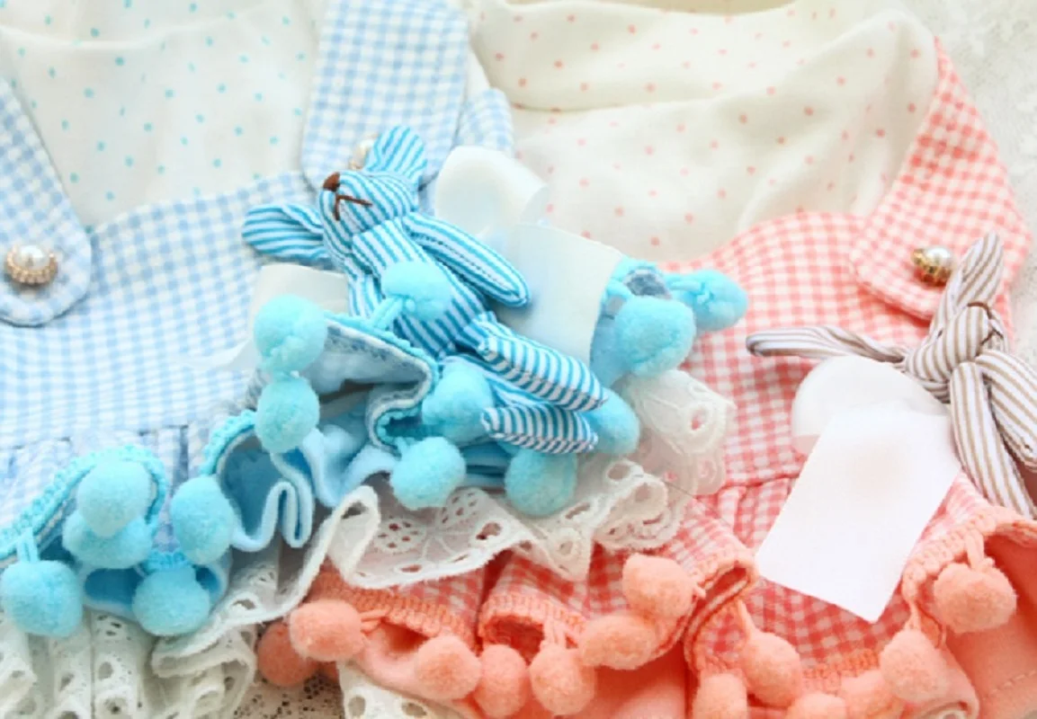 Бесплатная доставка очаровательное платье ручной работы для домашних животных