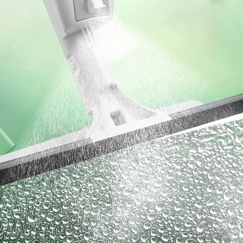 Щетка для чистки стекла с распылителем воды салфетка мытья окон из силикона и