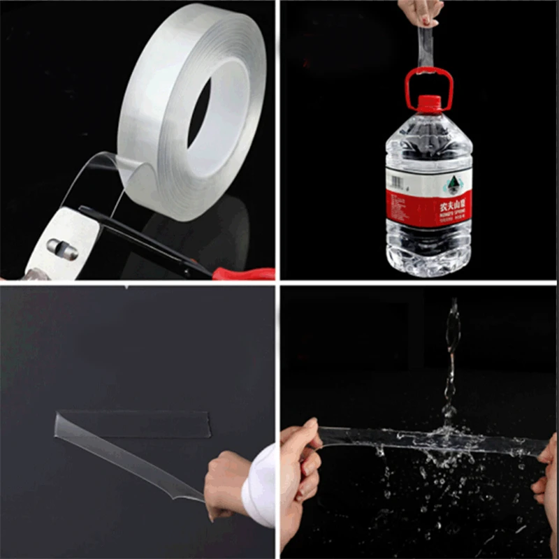 

1/2/ Reusable Double-Sided Adhesive Traceless Removable Sticker Adhesive Loop Disks Tie Glue Gadget Traceless