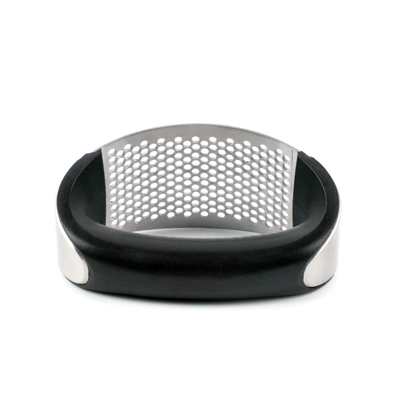 Чесночница изогнутая нержавеющая сталь прессы для чеснока ручное измельчение