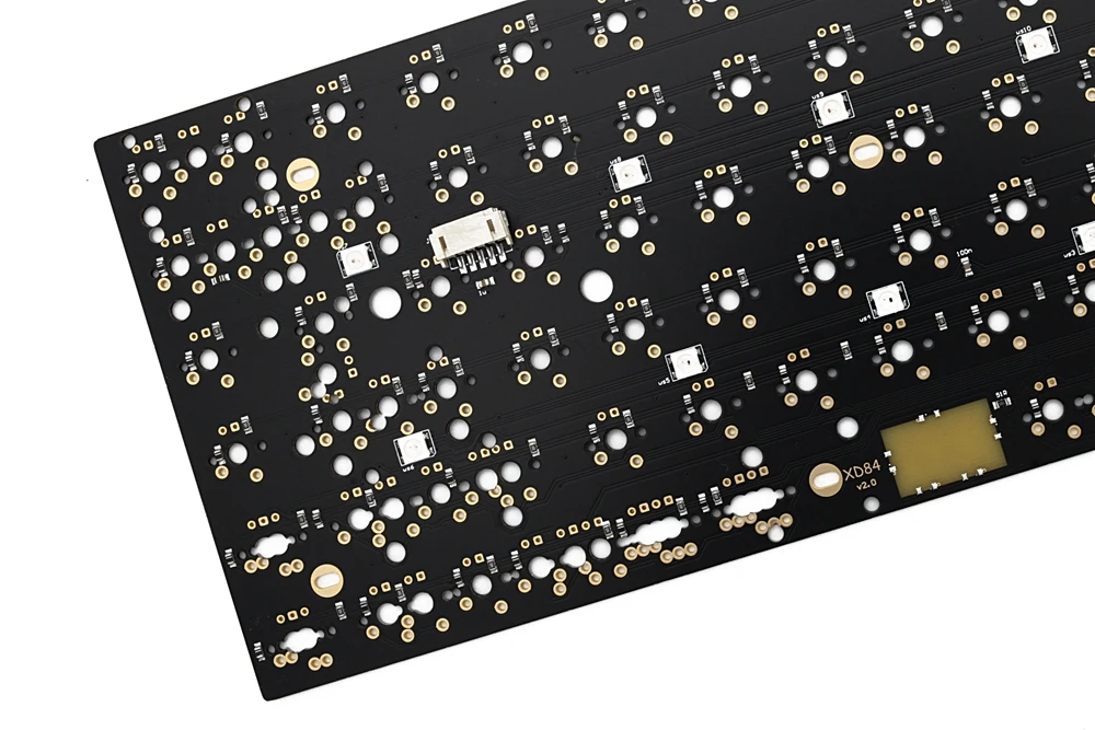 

xd84pro XD84 pro Custom Mechanical Keyboard Kit 75% Supports TKG-TOOLS Support Underglow RGB PCB programmed gh84 kle type c