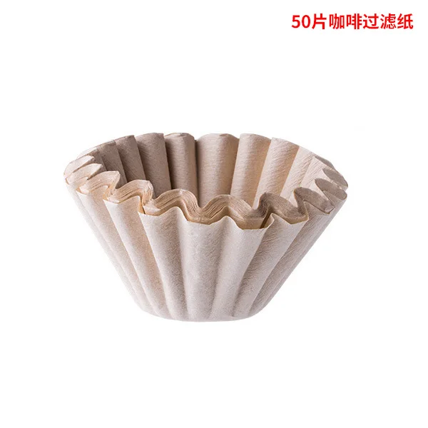 Гофрированная фильтровальная бумага для кофе сделанная вручную фильтр кофейных