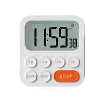 kitchen tool battery powered desktop digital timer counts down up lcd display for kids home abs magnetic portable alarm clock