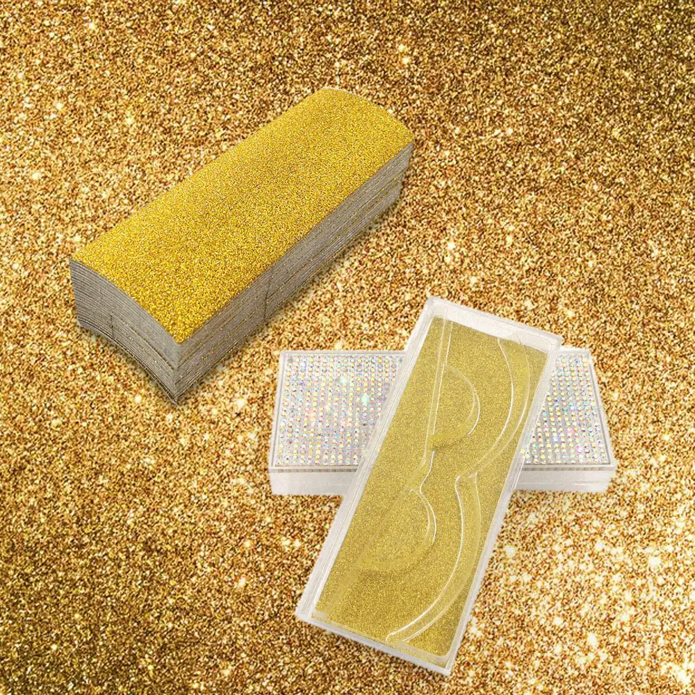 

Glitter Background Paper for Sliding Cases Professional Packaging Accessories Eyelash Box Bottom Card*100(Without Eyelash Box)