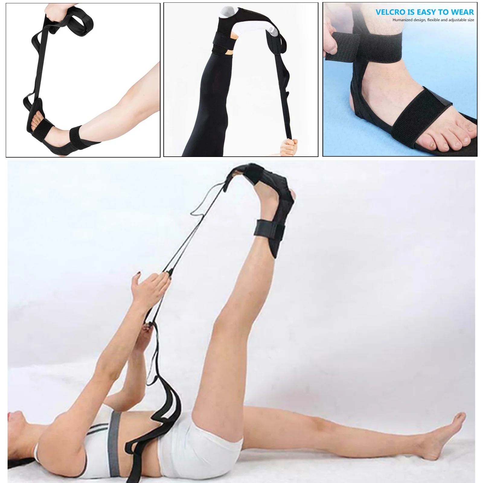 

Stretch Strap & Foot Stretcher Set for Physical Therapy Pilates Gymnastics