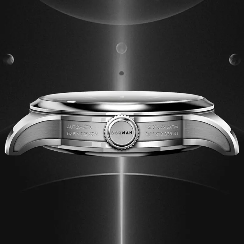 Часы наручные Borman Мужские автоматические брендовые роскошные механические