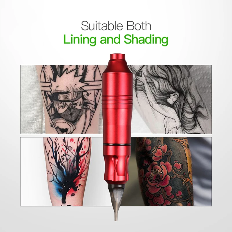 Professional Rotary Tattoo Machine Kit Tattoo Pen Machine Guns Permanent Makeup With Color Inks Power Supply Cartridge Needles