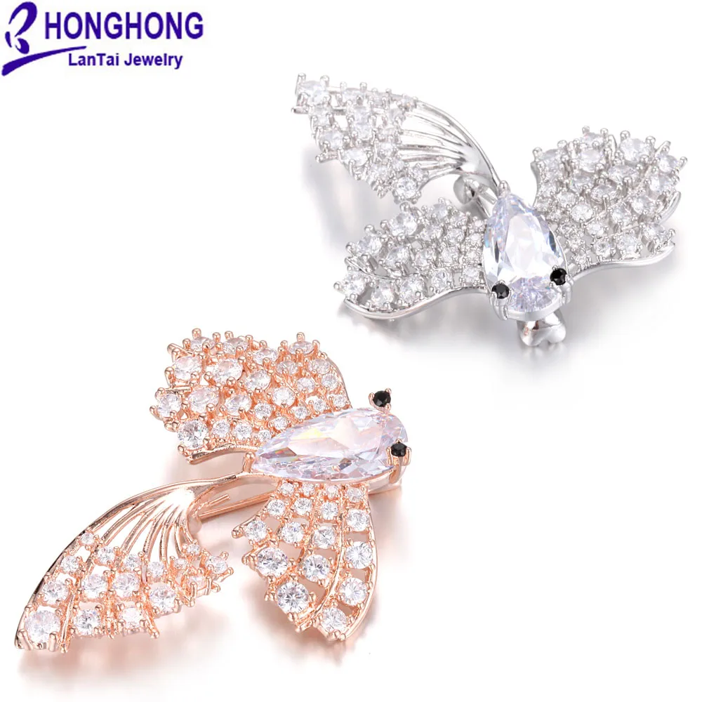 Модные высококачественные розовые брошки Золотая рыбка булавки для вечеринки
