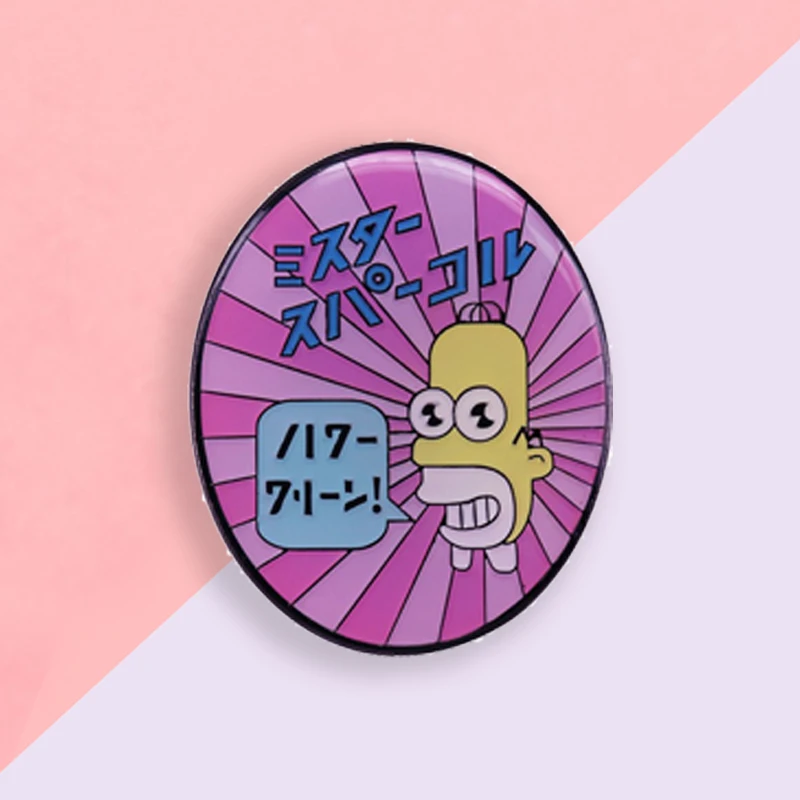 

Spark Fault Brooch Mr. Sparkle Anime Badge Cartoon Funny Enamel Pin Clothes Bag Accessories New Year Gifts For Friends