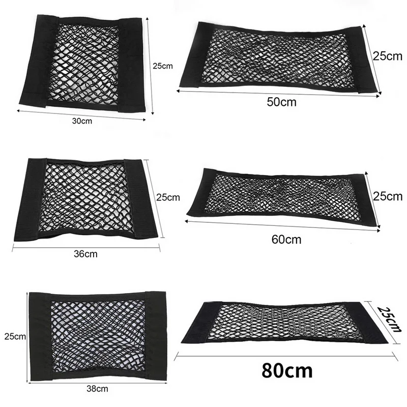 Car trunk organizer storage Back Rear Trunk Seat Elastic String Net Auto Organizer Bag car accessories | Автомобили и мотоциклы