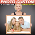 Квадратнаякруглая Алмазная вышивка YNX, Набор для творчества, домашний декор, Подарочная алмазная живопись 5D, семейная и любимая картина на заказ