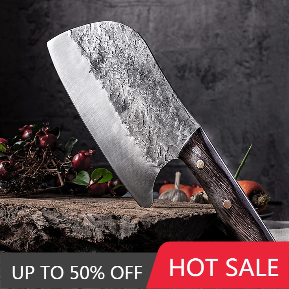 

Китайский мясницкий нож кованый нож ручной работы из высокоуглеродистой стали